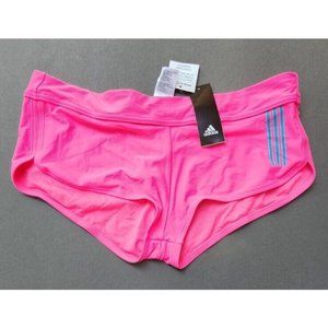 Adidas Sporty Sport Swim Bottom Swimsuit Sz XL Neon Pink & Blue Bikini